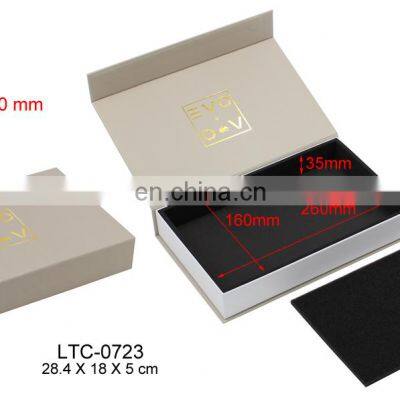 Black Wholesale Custom Logo Premium Luxury Cardboard Paper Gift Wig Hair Extension Magnetic Packaging Box Customized Ribbon Art photo-3