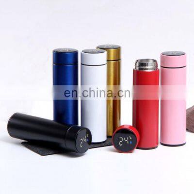 Temperature Display Thermo Tumbler Cups in Bulk LED Temperature Display Vacuum Cup