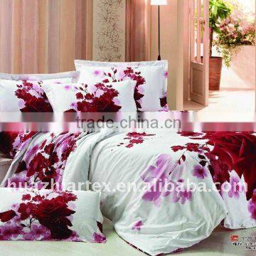 100% cotton reactive printed bedding set, High Qaulity big printing Bedding set