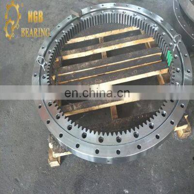 Engineering machinery four point contact ball bearing slew bearing ring