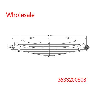 3633200608 Heavy Duty Vehicle Rear Wheel Spring Arm Wholesale For Mercedes Benz