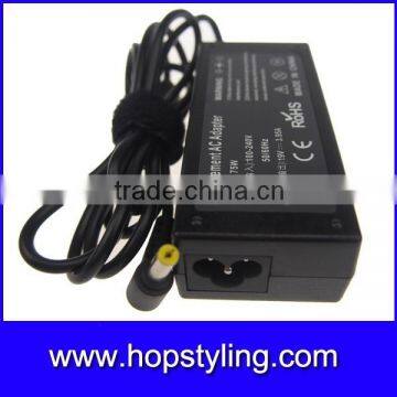 75w OEM replacement ac dc adapter for toshiba 19v 3.95A DC 5.5*2.5MM(HT105)