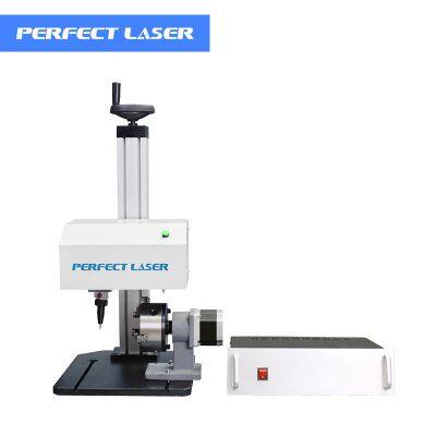 Perfect Laser Dot Pin Rotary Marking Engraving Machine for Flanges and Turbine Components photo-2