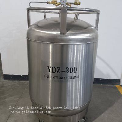 YDZ-300 stainless steel tank automatic supply of liquid nitrogen large capacity self pressurized liquid nitrogen tank