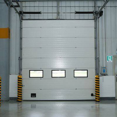 Warehouse Logistics Waterproof Windproof Steel Sectional Automatic Overhead Industry Warehouse Garage Industrial Lifting Door