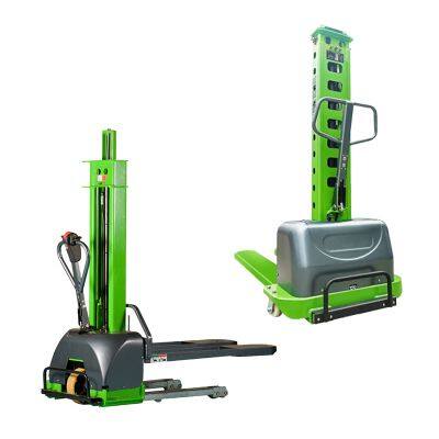 Semi Self Electric Self-Lift Stacker Hand Forklift