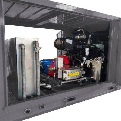 1500bar diesel Drive High Pressure Cleaning Machine Industrial Pipe Cleaning System