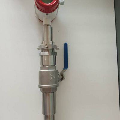insertion liquid turbine flow meter
