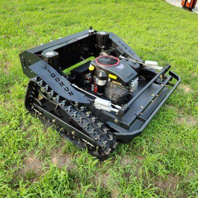 Vigorun VTLM800 Cortador de grama remoto Euro 5/EPA Pronto para operação contínua Cortador de grama industrial de trilha para encostas