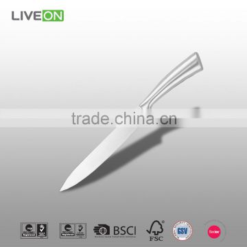 2014 Design Stainless steel 8'' Slicing knife with hollow handle