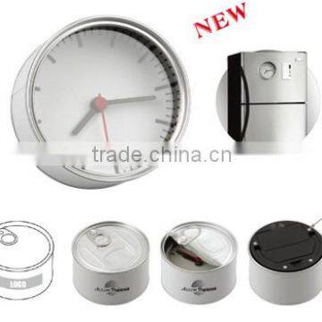 Can Clock with Customized Logo for Promotional Gift Gadgets