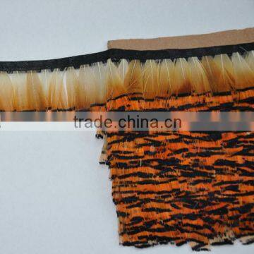 turkey feather fabric material craft