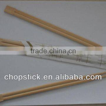 21cm twins half paper sleeve disposable bamboo chopsticks