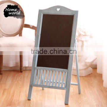 One-Side Free Standing Bar Wooden Blackboard Stand for Warming