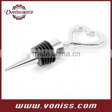 Heart Wine Bottle Stoppers Love Theme Wedding Favors Stainless Steel Bottle Plug Wine Plug Reusable Sealed Red Wine Saver photo-4