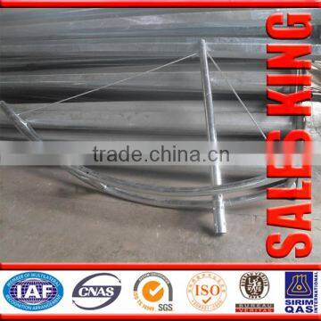 Driveway 8m galvanized conical pole drawing