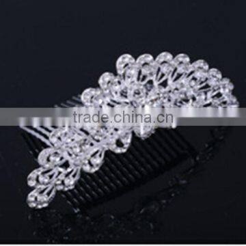 2015 hot selling wedding jewerly headband alloy crown for fashion women