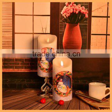 Christmas Gift Home Decor Wax Battery Operated Candle Led Light photo-3