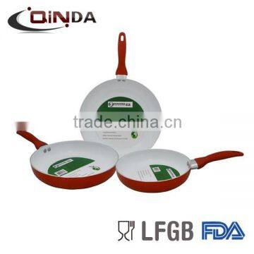 3 pcs aluminium indution ceramic frying pan set QD-SC1803