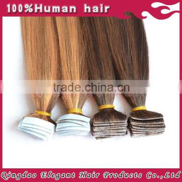 2015 new products 100% Brazilian virgin remy tape hair extension wholesale