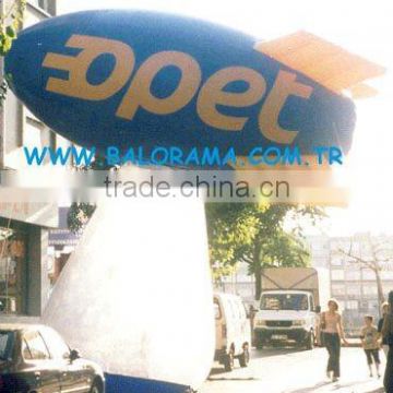 zeppelin balloon, rooftop balloon manufacturer, advertising balloons