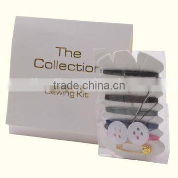 Hot selling top quality mini travel sewing kit with mirror for promotion /cheaper no sew fleece blanket kits