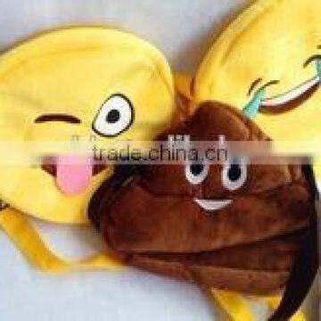 Plush emoji wallets poop backpack, Emoji wallets, Emoji coin purses