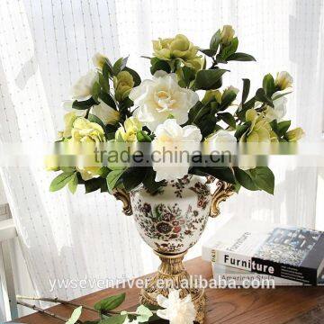 Classical Gardenia Decorative Floral Household Act the Role Ofing is Tasted The Simulation Flower Silk Flowers The Table Flowers photo-5