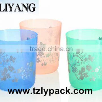 Newest Design Gold Quality Heat Transfer Printing Flower Film for Trash Can of 2014 China Manufacture