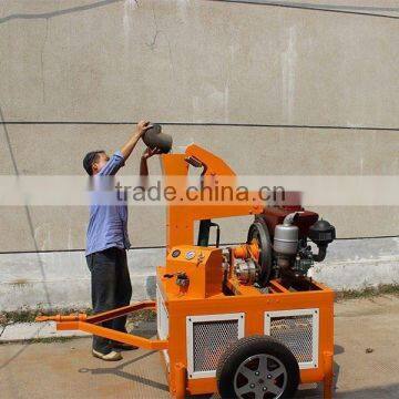 FL1-20 Electric Motor Interlocking Brick Making Machine Design With Car Tire and Tractor photo-6