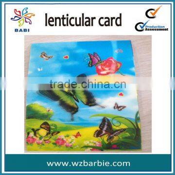 custom PET 3D lenticular card