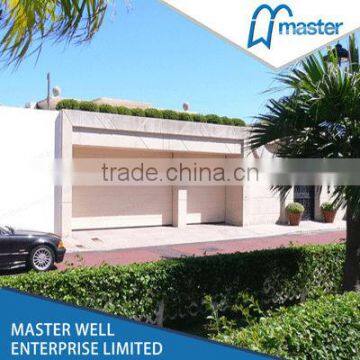 beautiful smooth surface panel sectional garage door