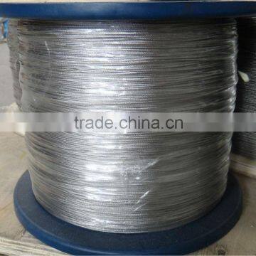 7x7-1.5mm AISI304 inox steel wire rope
