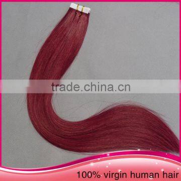 2015 Hot Selling 5A Grade Quality Pu/Tape Hair Extension Real Peru Human Hair Extension photo-4