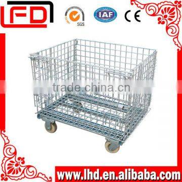 advanced processing Wire mesh storage cage for warehouse