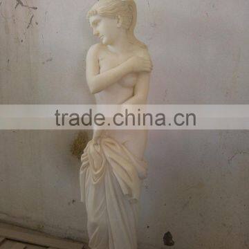 Natural Hand Carving Nude Woman Stone Marble Sculpture