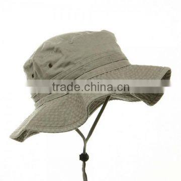 Summer Wholesale Balnk Plain Fishing Bucket Hat With String photo-6