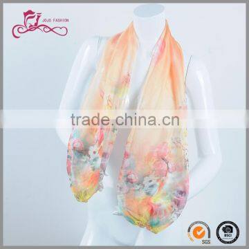 custom print beach towel high quality silk scarf