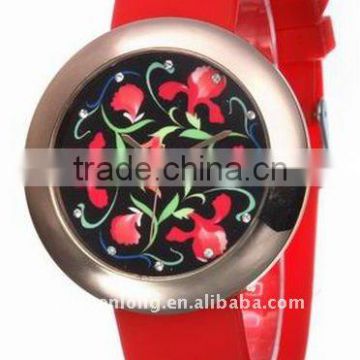 Geneva ladies rubber jelly new silicone watches