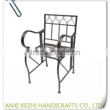 LC-77469 Antique wrought iron metal garden home indoor outdoor chair