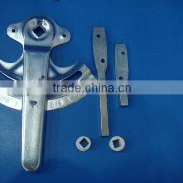 Quadrant damper handle for volume control hvac damper parts