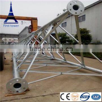 Galvanized self supporting telecommunication antenna tower