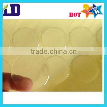 Transparent clear domed sticker,epoxy sticker