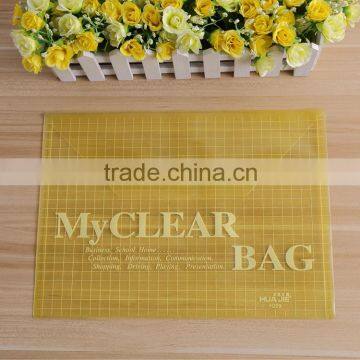 New stationery products clear plastic envelope file folder