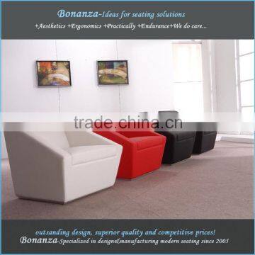 Leather Single Seat Sofa Set Design 879# for Home and Living Room photo-5