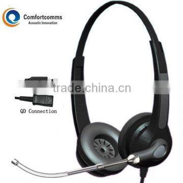 Comfortable noise-canceling call center usb headphone