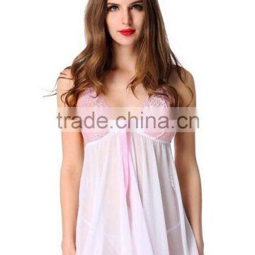 Lace Splicing Dress With G-String photo-3