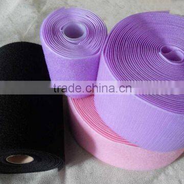 Colored durable nylon soft magic tape hook and loop fastener