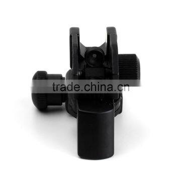 Hunting Tactical Detachable Compact Backup Iron Rear Sight With Full Windage Elevation Adjustment photo-2