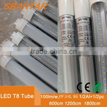 CE and Rohs Certification cool white clear cover 1500 mm T8 18W led tube light